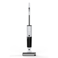 Nettoyeur de sols portatif à double réservoir, à air chaud, inclinable à 180 degrés, autonettoyant, humide/sec, avec filtre HEPA et moteur sans balais
