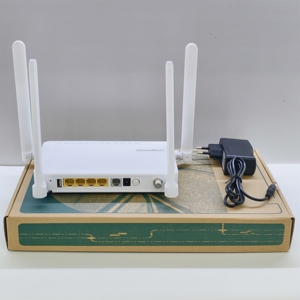 Hot Selling 4GE Port XPON ONU with CATV 2.4G/5G Dual Band <b>WiFi</b> ONU ONT FTTH - Product Image 1