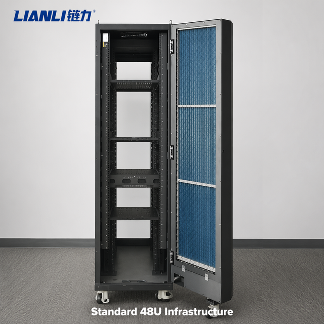 Energy Saving 48U Liquid Cooled Rack, Silent Cooling System for Enterprise Server Room and Edge Computing
