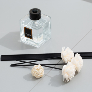 Nouveau diffuseur de parfum sans flamme 150 ml avec bâtonnets en rotin, design boule de lavande, parfum d'ambiance pour la maison, désodorisant pour toilettes - Product Image 3