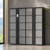 Casilleros Inteligentes con Pantalla Táctil de 15.6 Pulgadas, Cajas Cuadradas para Guardar Objetos, para Bibliotecas, Escuelas, Gimnasios y Áreas Públicas