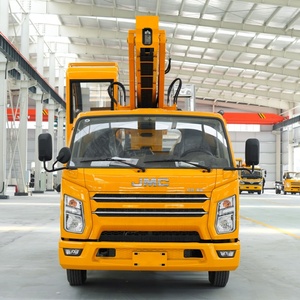 Jmc diesel cao Arial làm việc nền tảng 27m xô xe tải <span class=keywords><strong>6</strong></span> Wheeler 4x2 Nâng Nền tảng thang nâng xe tải - Product Image 2