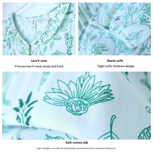 Camisón de pijama de 100kg ultrafino de talla grande de Venta caliente para mujer para primavera y verano - Product Image 5