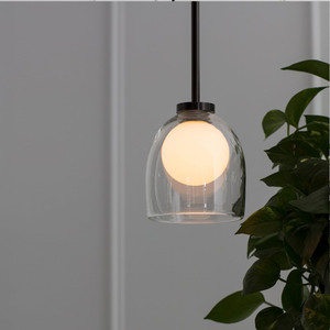 Lampe suspendue en verre moderne pour restaurant, luminaire suspendu de luxe nordique pour <span class=keywords><strong>cuisine</strong></span>, plafonnier LED pour salon, lustres - Product Image 4