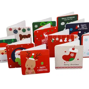 Christmas Cards Greeting Holiday Gift Hang Tag For Christmas New Year Gift Greeting Card