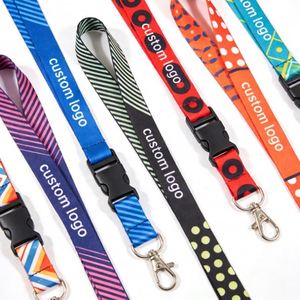 Custom Design Creative Retractable <b>Polyester</b> <b>Lanyard</b> Cartoon Work Badge Chest Card Access Control Card Sleeve Hanging Neck Rope - Product Image 5