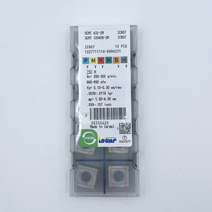 Ban đầu iscar scmt 120408-sm ic807 công cụ chuyển cho vật liệu cứng thép thép không gỉ gang superalloys - Product Image 2