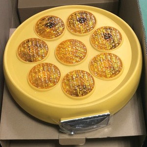 Lampada Lampeggiante <span class=keywords><strong>Solare</strong></span> a Forma di Girasole, Luce di Avvertimento Stroboscopica - Product Image 4