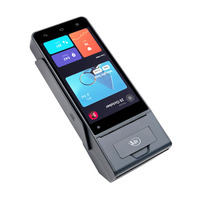 Terminal de point de vente portable ZCS Z90 PDA, appareil de point de vente Android 7.1 avec imprimante/lecteur de carte bancaire de paiement intelligent