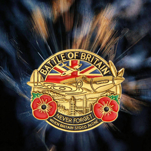 Insignia de Recuerdo de Battle Britain Love Letters, Nunca Olvidaremos a Gran Bretaña, en Estado de Lucha, con Relieve 3D, Flor de Amapola, Avión de Combate, Esmalte, para Solapa - Product Image 4