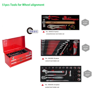 Strumenti di migliore qualità 51 pz per l'allineamento delle ruote set di strumenti professionali per <span class=keywords><strong>smontagomme</strong></span> da garage - Product Image 1