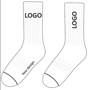 High Quality Manufacturer Custom Cotton Print Crew <b>Socks</b> Custom Embroidery Designer Sports <b>Sock</b> with Custom Sports Logo - Product Image 6