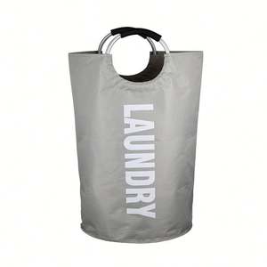 Laundry Hamper Baskets <b>Canvas</b> Basket Bags Dirty Clothes Storage Laundry Basket With Handle - Product Image 5
