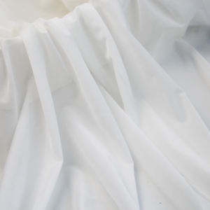 SSY 100% Polyester Léger Tricoté En Mousseline De Soie Tissu Solide Blanc 60D Qualité Sheer pour Vêtements Accessoires-pour Filles Vêtements Vêtements - Product Image 4