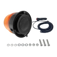 Feu de signalisation LED clignotant DC12/24V, avertissement de sécurité, accessoire pour camion, allume-cigare magnétique, lampe clignotante pour tracteurs et remorques