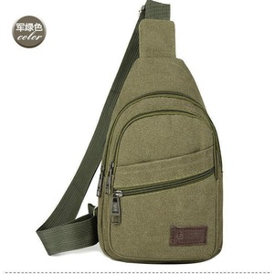 Men's Canvas Chest <b>Bag</b> Large Capacity Single Shoulder Crossbody <b>Bag</b> For Leisure Travel Breathable Comfortable - Product Image 4