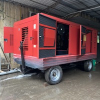 RTTW 10bar 450cfm compresseurs diesel exploitation minière 145psi compresseur d'air à vis 450 Cfm 12m3/min compresseur d'air diesel