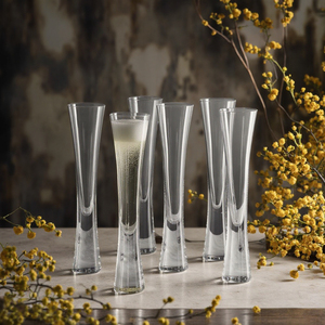 Thanh Lịch 6Oz/170Ml Dùng Một Lần Sang Trọng Pha Lê Thủy Tinh Sáo Biểu Tượng Tùy Chỉnh Không Thân Cho Rượu Sâm Banh Cốc Cho Nhà Sử Dụng Đẹp Hoa - Product Image 5