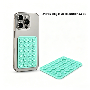 Support de téléphone multifonctionnel en silicone à <span class=keywords><strong>ventouse</strong></span> simple face, sans perçage - Product Image 5