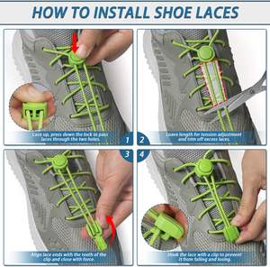 Cordones Elásticos Sin Amarre <span class=keywords><strong>HOMAR</strong></span> con Dispositivo de Bloqueo para Niños y Adultos - Hecho en China - Product Image 5