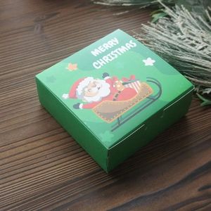 Boîte à bonbons de Noël personnalisée, boîte à <span class=keywords><strong>biscuits</strong></span>, emballage cadeau pour fête, boîte cadeau de Noël en papier - Product Image 3
