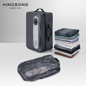Kingsons <b>Vacuum</b> Compression <b>Bag</b> 25L Electric Air Pump Travel Storage Organizer Rectangle Dark Gray Black Khaki - Product Image 2