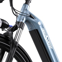 Vélo de montagne électrique ONESPORT 250W 36V, cadre en alliage de 27,5 pouces, batterie 18,2 Ah, frein hydraulique, 7 vitesses, vélo électrique pour adultes