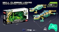 Jouet télécommandé EPT RC Wall Crawler Gecko, lézard grimpant sur les murs avec lumière LED, robot grimpant sur les murs pour enfants