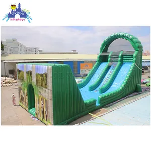 Inflatable Lilytoys New Design Inflatable Zip Line Outdoor Interactive Sport Game For Amusement Park