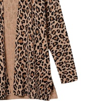 Cardigan pour femme sur mesure, grande taille, qualité supérieure, respirant, automne-hiver, boutonné devant, manches longues, col en V, anti-rides