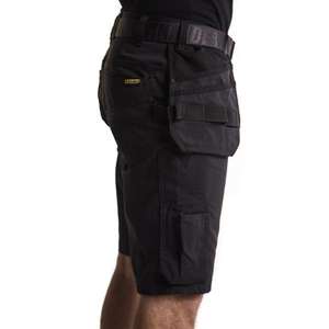BLAKLADER - 149413309998C44 Service shorts with nail pockets Black/Dark <b>grey</b> - EAN 7330509689110 <b>WORK</b> <b>TROUSERS</b> <b>WORK</b> SHORTS - Product Image 4