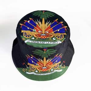Sombrero de Sol con Elemento de la Bandera Nacional de Haití, Venta Caliente 2026, para Fanáticos del Fútbol Mundial - Product Image 5