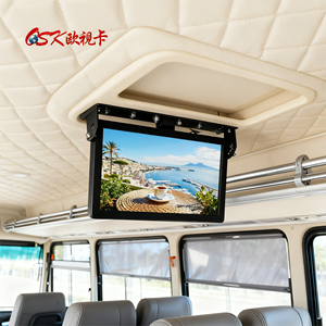 <span class=keywords><strong>Écran</strong></span> publicitaire numérique pour bus OSK 21,5 pouces, moniteur LCD rabattable Android avec réseau 3G/4G/WIFI, affichage multimédia pour toit <span class=keywords><strong>de</strong></span> bus - Product Image 2