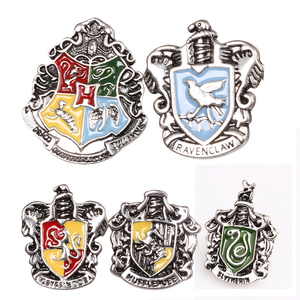 ZRM Fashion Badge en métal unisexe, motif animalier, symboles des écoles Poudlard et <span class=keywords><strong>Serpentard</strong></span>, accessoire de costume, broche, épinglette, bouton - Product Image 5
