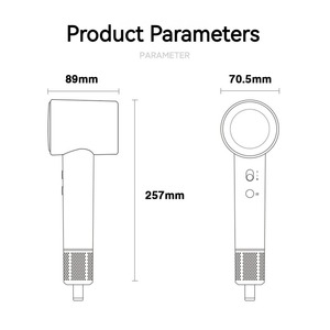 ไดร์เป่าผม BLDC 1600W ion สำหรับมืออาชีพ2024ความเร็วสูง USB แหล่งพลังงานวัสดุโลหะสำหรับโรงแรม - Product Image 5
