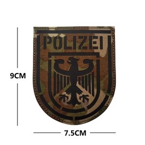 العلم الألماني شارة شخصية تكتيكية IR هوك وحلقة بقع العلم الألمانية - Product Image 5