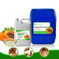 Minyak Biji Pepaya Organik 100% Murni Alami Cold Pressed untuk Pijat Rambut dan Leher, Minyak Biji Pepaya untuk Tubuh
