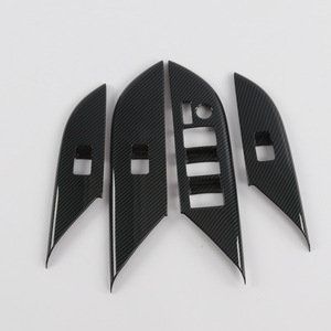 WZXD Prix d'usine Nouvelle Arrivée Accessoires Intérieurs Couvercle de Commutateur de Lève-Vitre Électrique en Carbone 2023 pour Rocco - Product Image 1