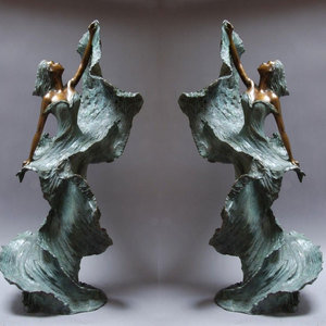 Escultura Clásica de Bronce de Gran Tamaño de la Reina <span class=keywords><strong>Victoria</strong></span> y el <span class=keywords><strong>León</strong></span> en Venta - Product Image 2