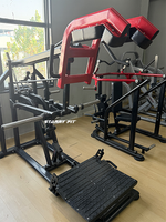 Banc plat pour musculation, presse pectorale horizontale, machine à presse pectorale à plaques chargées
