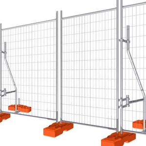 Úc tiêu chuẩn 2100x2400mm mạ kẽm hàn hàng rào tạm thời dễ dàng lắp ráp chất lượng cao thép an ninh hàng rào tấm - Product Image 2