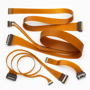 Cable FPC Personalizado, Cable Plano Flexible de 0.5mm 1.0mm de Paso, Fabricante de Ensamblaje LVDS OEM - Product Image 3