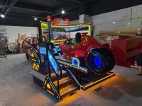 Machine d'arcade de course à trois écrans à monnayeur, simulateur de course, prix usine, en promotion