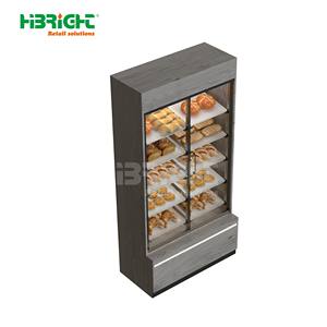 Estante de exhibición de panadería duradero personalizable Highbright con parte posterior de madera de alta calidad para supermercado Varios tamaños disponibles - Product Image 6