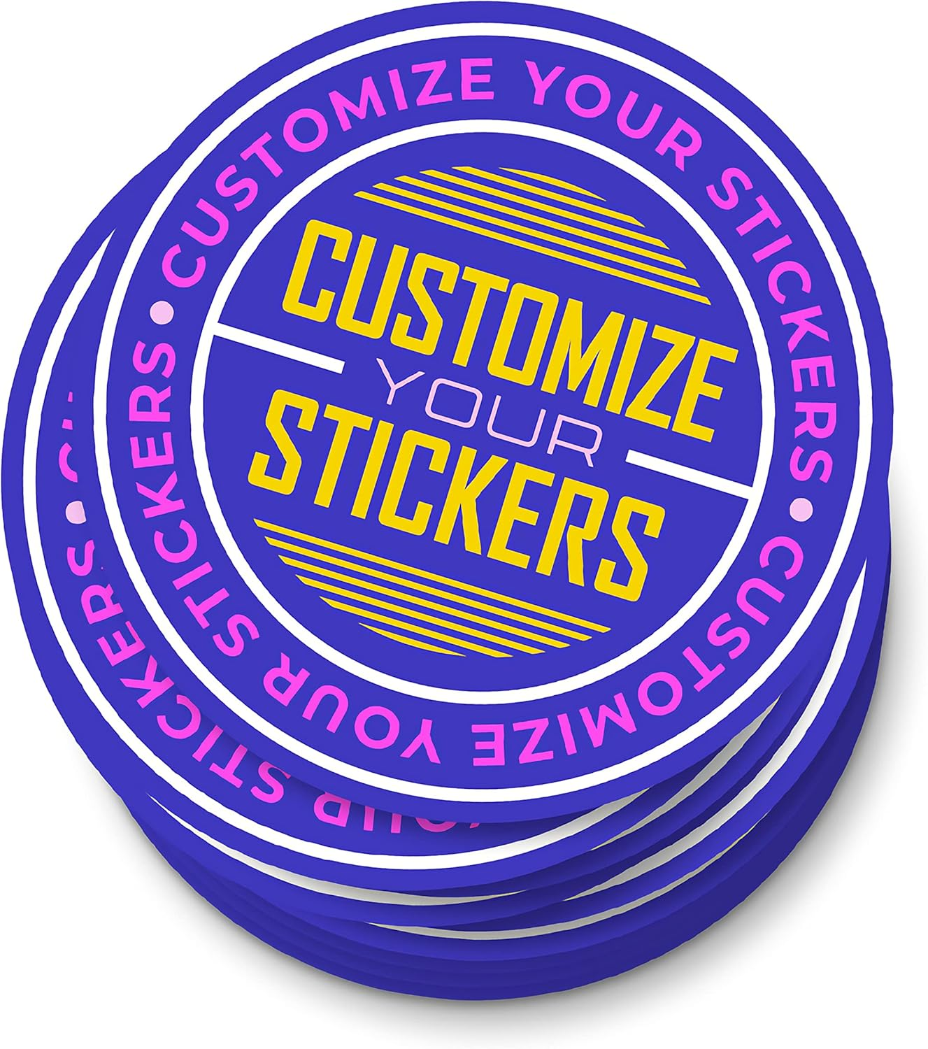 Stickers Custom Logo Waterproof PVC Vinyl Die Cut Adhesive Stickers for Packaging Labels Any Size
