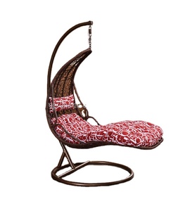 Modern Outdoor Rattan Hanging <strong>Chair</strong> with Metal Stand | Indoor/Outdoor Swing <strong>Chair</strong> - Product Image 1