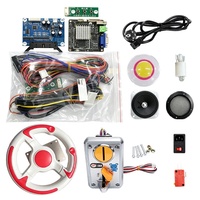 Kit de jeu d'arcade de course automobile 3-en-1 à monnayeur, carte mère de simulateur de conduite, carte de commande de volant, pièces de machine DIY