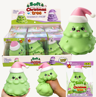 Jouet Squishy Géant Arbre de Noël 16 cm – Anti-stress et Fidget – Coffret Cadeau Promotionnel