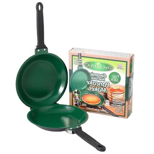 Sartenes de fajita de acero de titanio, sartén plegable mexicana, sartén antiadherente, sartén de doble cara, sartén plegable para desayuno - Product Image 1