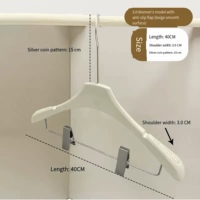 Glatte Glänzende Oberfläche Weiß Gelb Beige Kunststoff-Kleiderbügel Leichtgewichtige Kleidungspräsentation Ausstellungsraum-Regal Ausstattung Display
